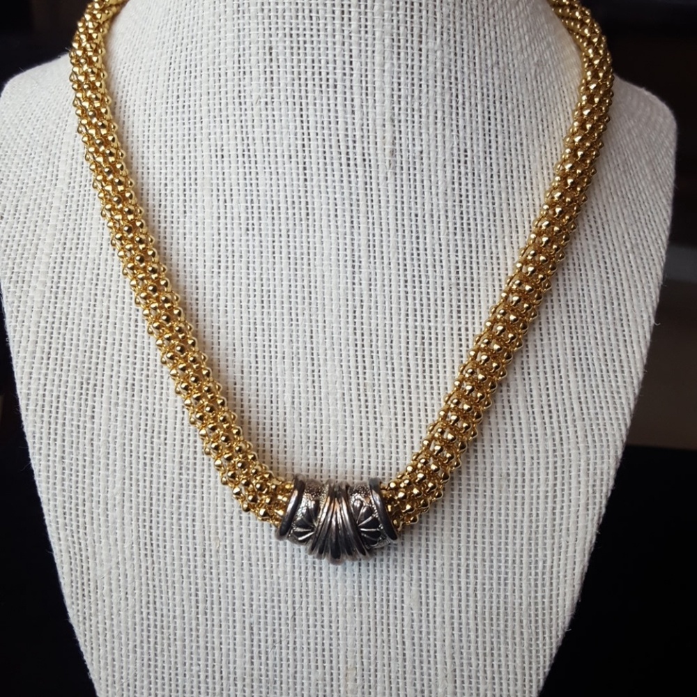 Gold plated necklace